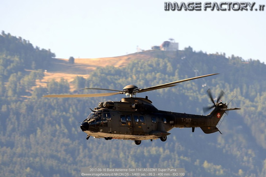 2017-09-16 Base Aerienne Sion 1141 AS332M1 Super Puma